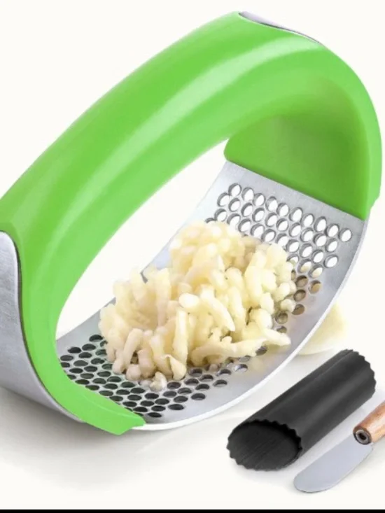 Zulay Kitchen Garlic Rocker Press Set - New In Box - Picture 1 of 6